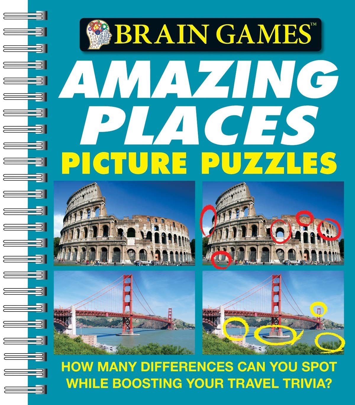 Brain Games – Picture Puzzles: Amazing Places – How Many Differences Can You…
