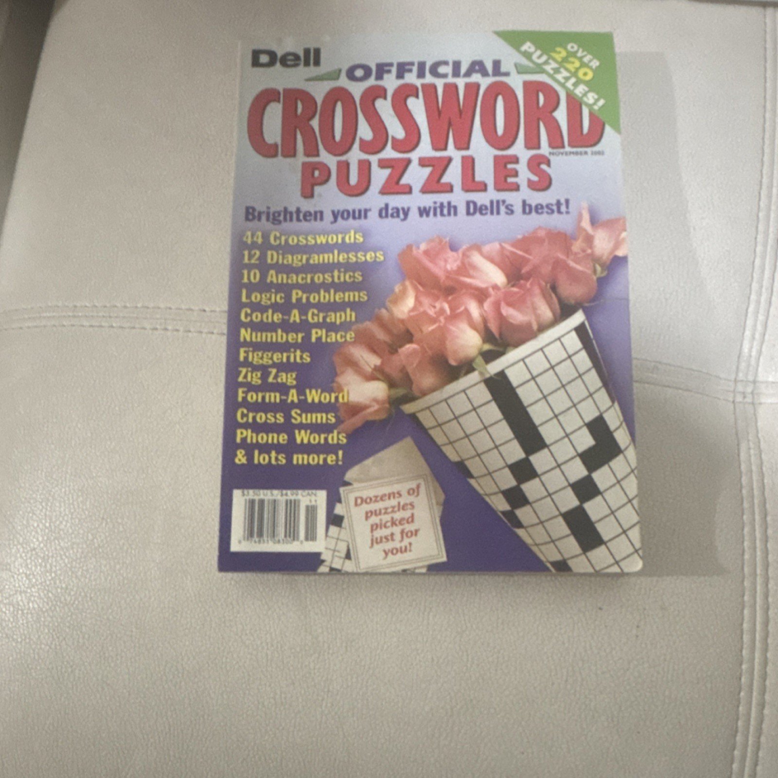 Dell Official Crossword Puzzles November 1995 Crosswords Illustrated English