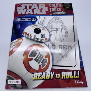 2 Disney Star Wars ~ Activity Books Color and Trace