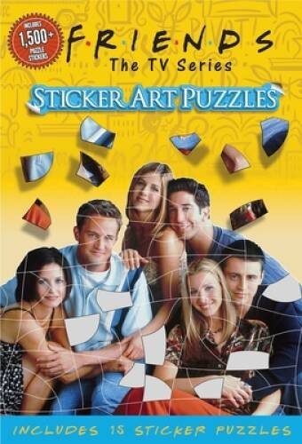 Friends Sticker Art Puzzles – Paperback – VERY GOOD