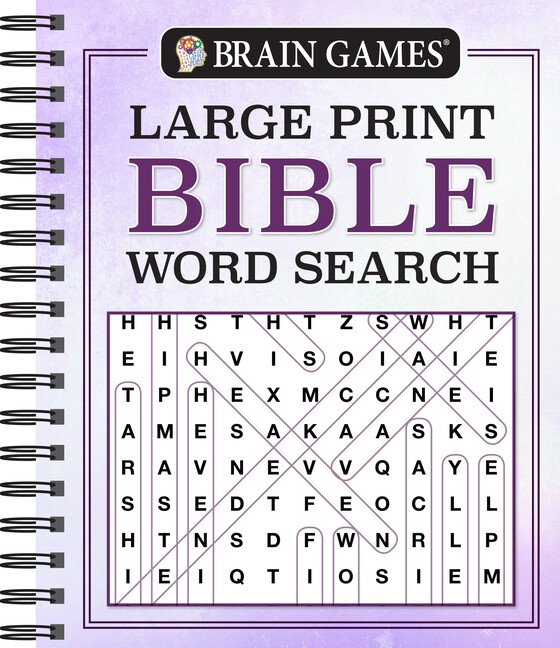 Brain Games Large Print Bible Word Search