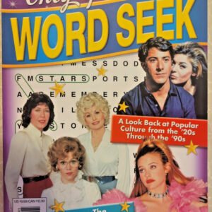 PENNY PRESS- Only Yesterday Word Seek Puzzles - From Marx Brothers To Terminator