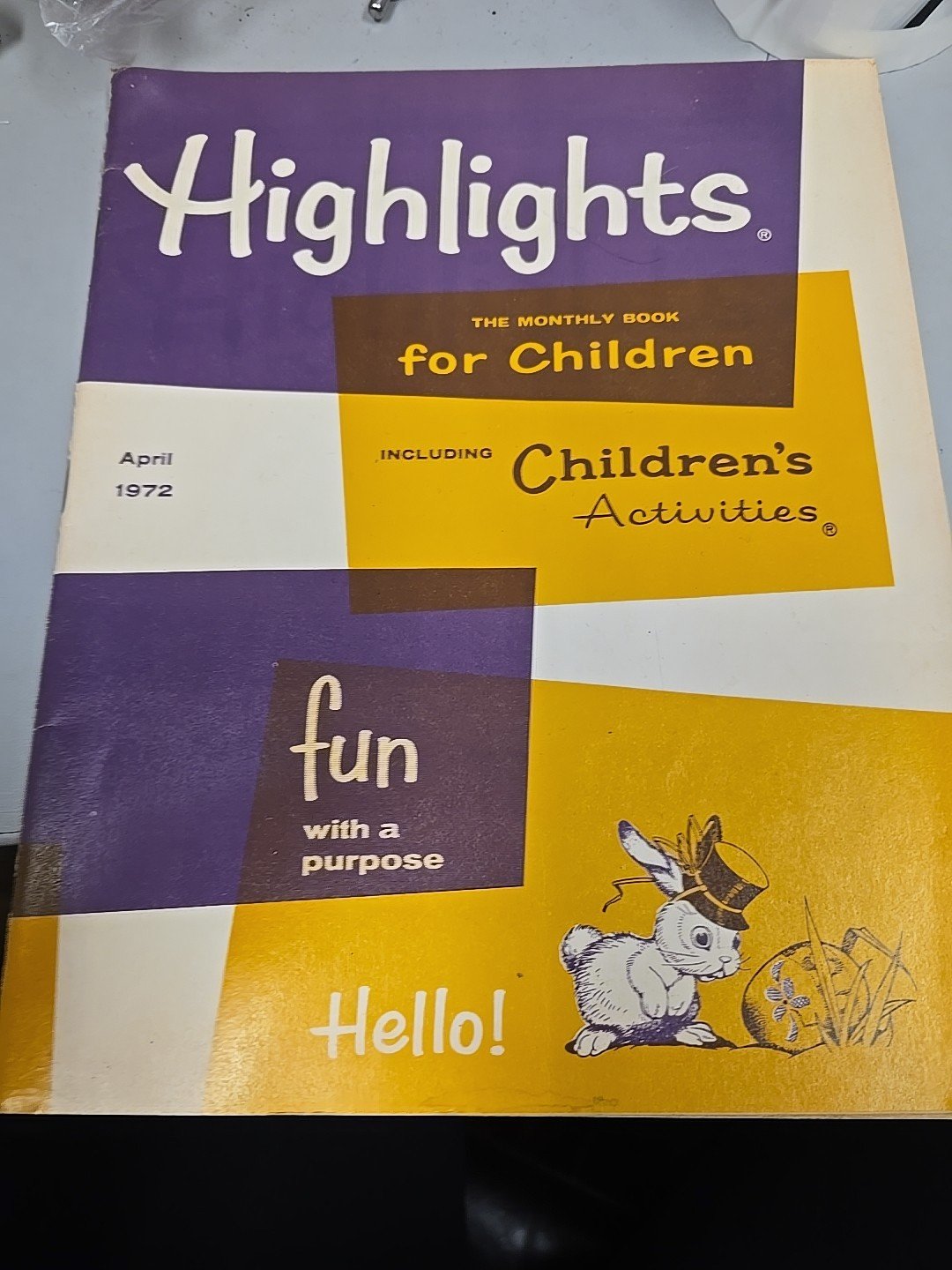Rare HIGHLIGHTS Children’s magazine April 1973 Stories Activities Puzzles!
