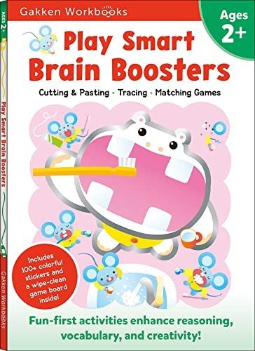 Play Smart Brain Boosters Age 2+: Preschool Activity Workbook with Stickers …