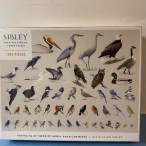 New Sealed Sibley Backyard Birding Puzzle: 1000-Piece Jigsaw Puzzle with Portra