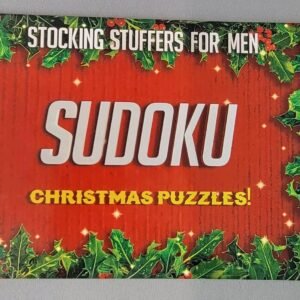 Stocking Stuffers for Men Christmas Sudoku Puzzles Book Paperback Unused