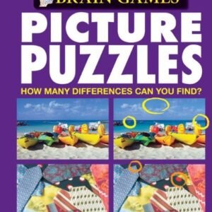 BRAIN GAMES - PICTURE PUZZLES #9: HOW MANY DIFFERENCES CAN By Publications *VG+*