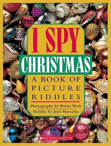 I Spy Christmas:  A Book of Picture Riddles – Hardcover By Jean Marzollo – GOOD