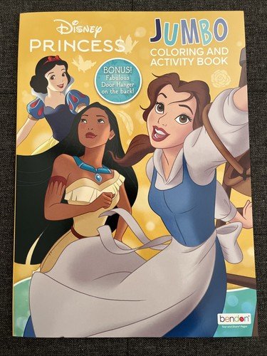 Disney Princess Jumbo Coloring & Activity Book Games, Puzzles, & Coloring Pages