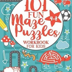101 Fun Maze Puzzles Workbook for Kids ages 4-8