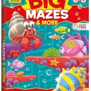 School Zone Big Mazes & More - Workbook, by School Zone; Joan - Acceptable n