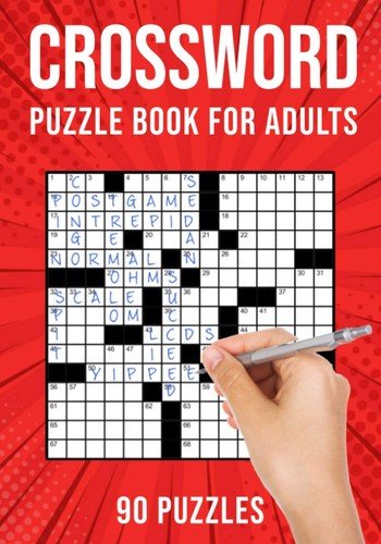 Crossword Puzzle Books for Adults: Cross Words Activity Puzzlebook | 90 Puzz…