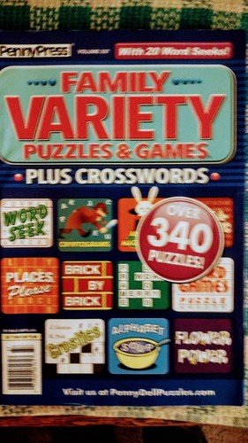 AWESOME FAMILY VARIETY PUZZLES & GAMES JUNE 04 2024 PAPERBACK BOOK.