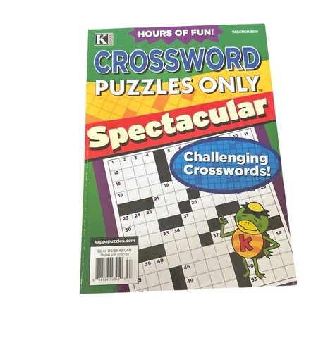 KAPPA  Crossword Puzzles Only Vacation  2025  Spectacular Hours Of Fun