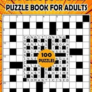 BK Crossword puzzle book for adults: Large print crossword bo... by Bouchama, BK