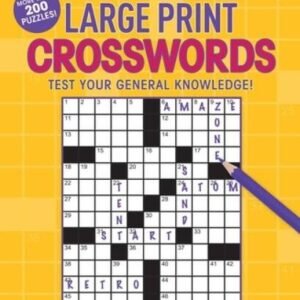 Large Print Crosswords - Paperback By Editors of Thunder Bay Press - GOOD