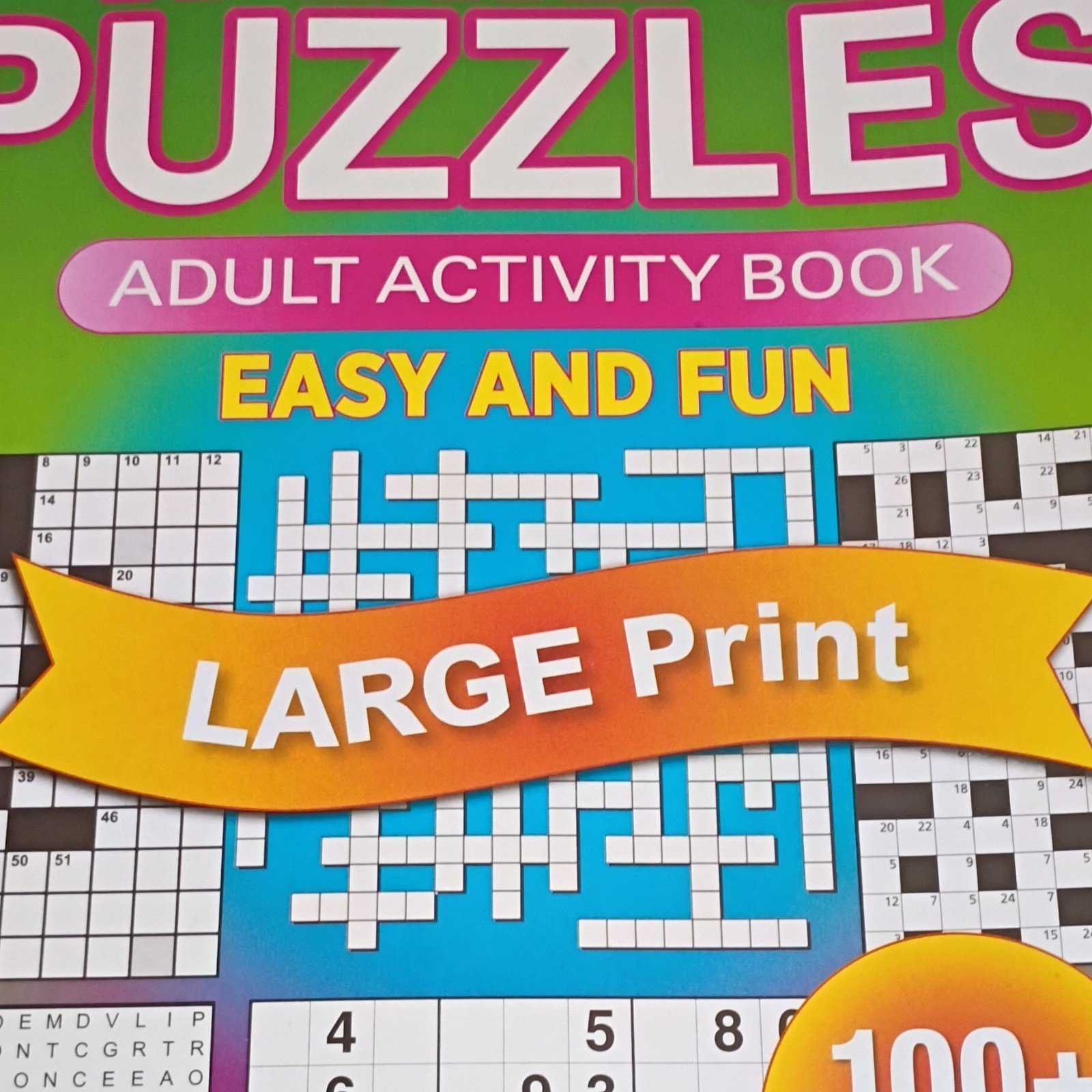 Variety Puzzles Adult Activity Book Large Print 2025
