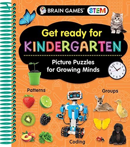 Brain Games STEM – Get Ready for Kindergarten: Picture Puzzles for Growin – GOOD