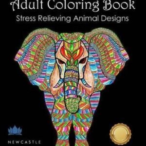 Adult Coloring Book: Stress Relieving Animal Designs - Paperback - VERY GOOD
