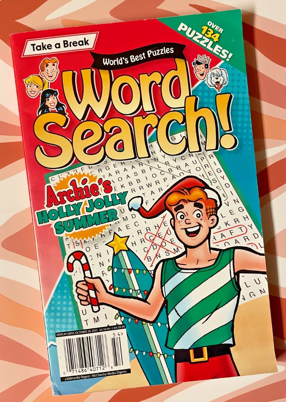 TAKE A BREAK • ARCHIE’S HOLLY JOLLY WORD SEARCH! OVER 134 PUZZLES