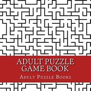 ADULT PUZZLE GAME BOOK: LARGE PRINT PUZZLE GAMES FOR By Puzzle Adult Books *NEW*