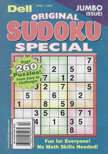 Dell Original Sudoku Puzzles April 1st 2026