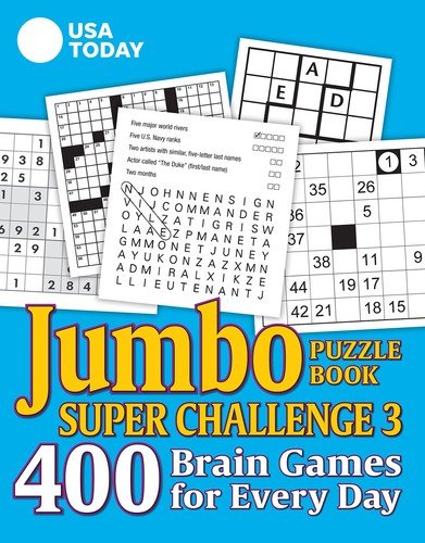 USA TODAY Jumbo Puzzle Book Super Challenge 3 (USA Today Puzzles) (Volume 30…