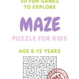 Maze Puzzle for Kids Age 8-12 years, 50 Fun to Explore Maze: Activity boo - GOOD