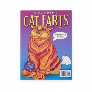 Coloring Cat Farts Volume 16 • 39 "pawesome" prints • Adult Coloring Book