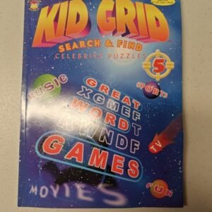 RARE KID GRID Vintage  Book Search & Find CELEBRITY PUZZLES Movies Music