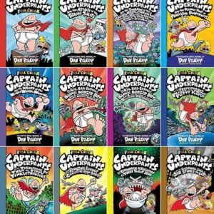 Captain Underpants Books 1-12 Complete FULL COLOR Collection Hardcover