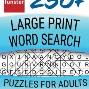 Funster 250+ Large Print Word Search Puzzles for Adults: Word Search Book fo...