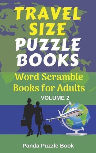 Travel Size Puzzle Books: Word Scramble Books for Adults – volume 2 by Panda Puz