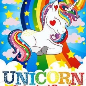 Unicorn Coloring Book for Kids Ages 4-8 Paperback Two Coloring