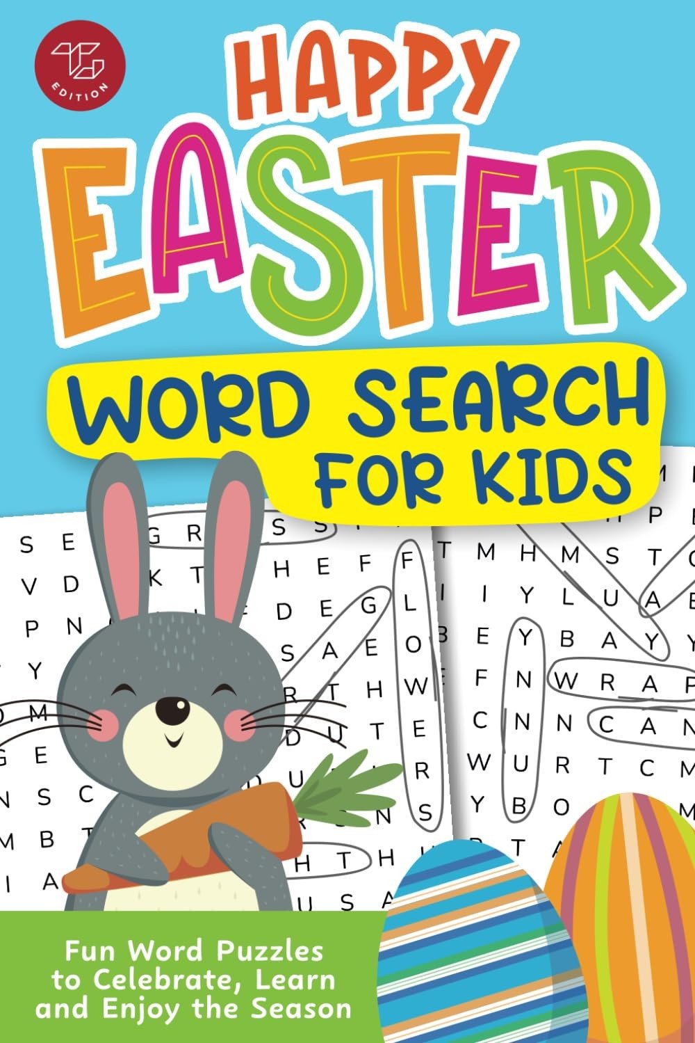 Happy Easter Word Search for Kids Fun Word Puzzles to Celebrate, Learn, and E…