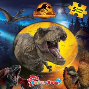 Jurassic World My First Puzzle Book - Jigsaw Puzzles for kids, 10-page board...
