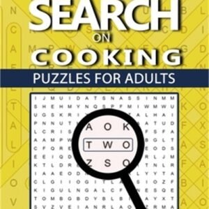 Word Search On Cooking: Puzzles For Adults, 100 Activities (Paperback or Softbac