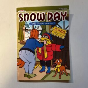 SNOW DAY Jumbo Coloring and Activity Book Winter Kids Fun Un
