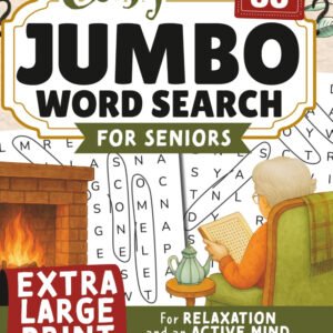 Easy Jumbo Word Search for Seniors: Extra Large Print Word Puzzles for Relaxatio