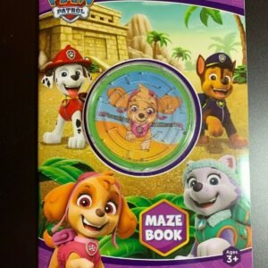 MAZE MANIA PAW PATROL MAZE BOOK WITH REAL GAME ON COVER! NEW!! GIRL DOG
