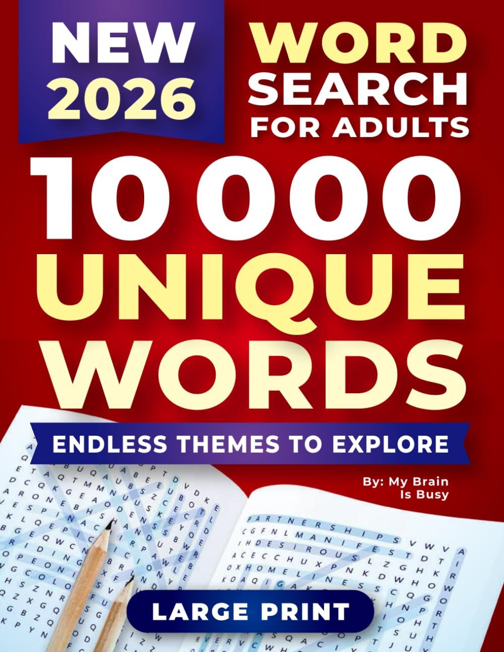 New Word Search Book for Adults: Large Print Word Find Puzzles for Seniors with