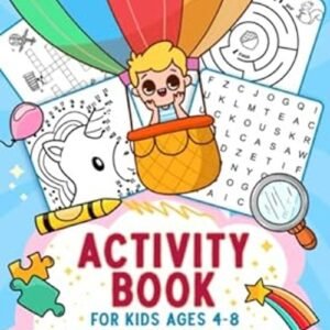 Activity Book for Kids Ages 4-8 : Kid Activity Game Puzzle Book f