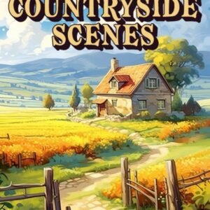 Countryside Scenes Adult Coloring Book: Country Living Farm Life Scenic Landscap