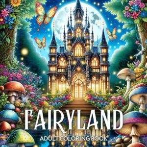 Fairyland Adult Coloring Book: Fairytale Designs of Enchanting Fairies......