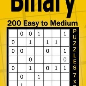 Binary puzzle books for Adults: 200 Easy to Medium Puzzles 7x7 (Volume 4) by Ale