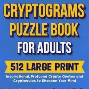 Wordsmith Publishing Cryptograms Puzzle Book For Adults (Paperback)