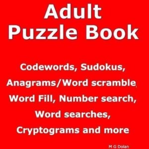 Adult Puzzle Book by M.G. Dolan (English) Paperback Book