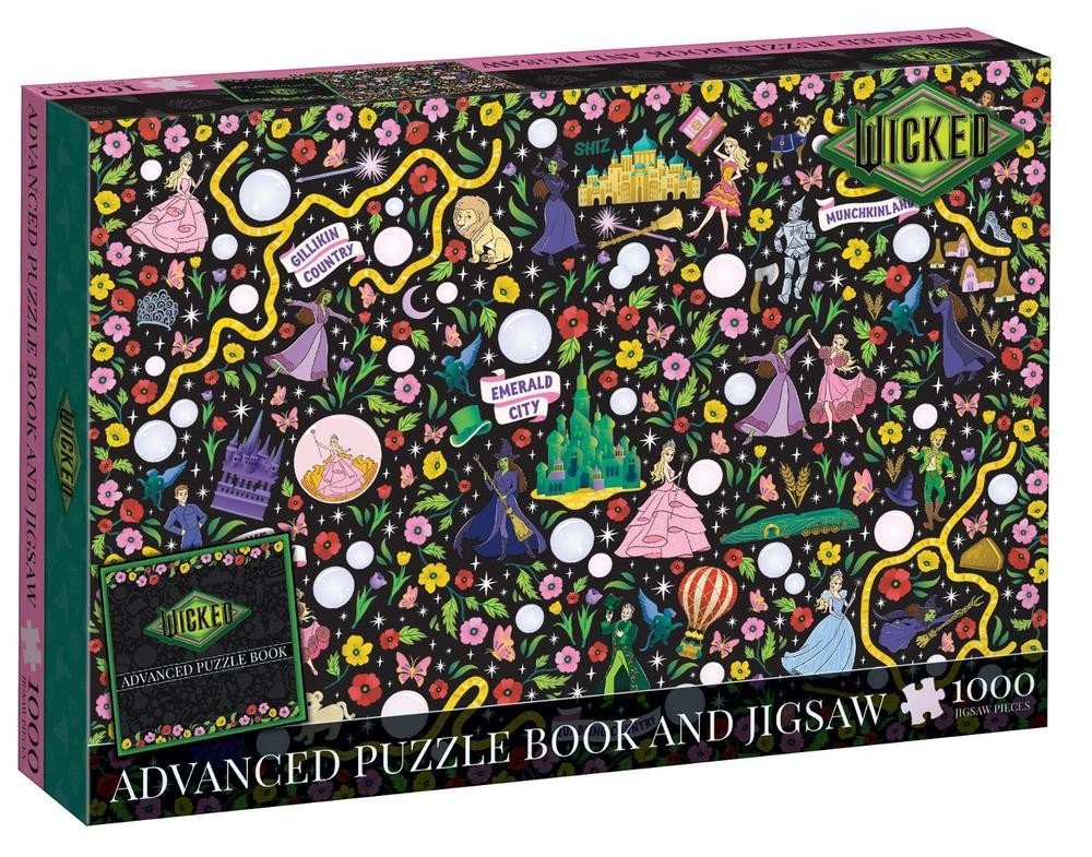 Wicked: Advanced Puzzle Book and Jigsaw (Universal: 1000 Pieces) Paperback Book