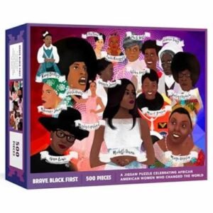Brave. Black. First. Puzzle: A Jigsaw - Game, by Hudson Cheryl Willis - New h