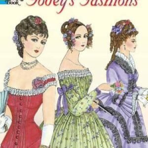 Godey's Fashions Coloring Book (Dover Fashion Coloring Book) - Paperback - GOOD